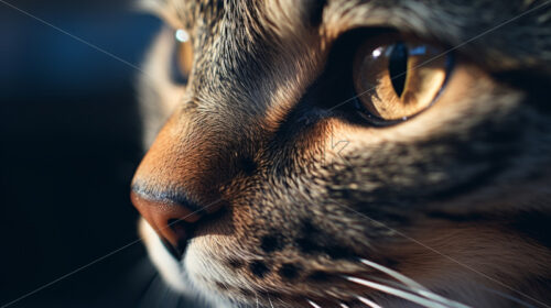 A cat up close - Starpik