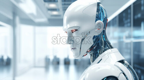 A robot with artificial intelligence - Starpik