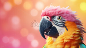 Colorful parrot poster background brights - Starpik