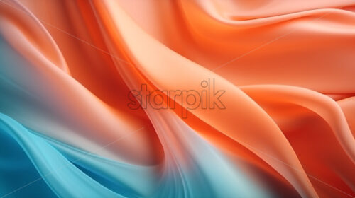 A background of a multi-colored silk fabric - Starpik Stock