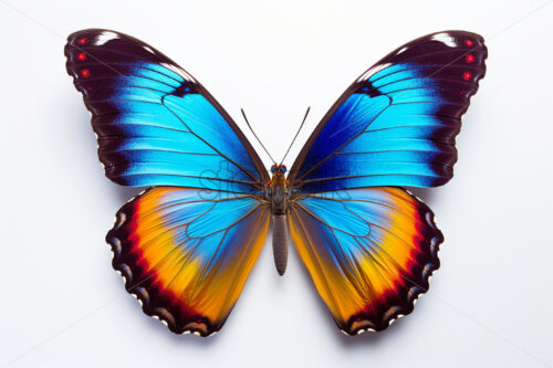 A beautiful butterfly with multicolored wings - Starpik Stock