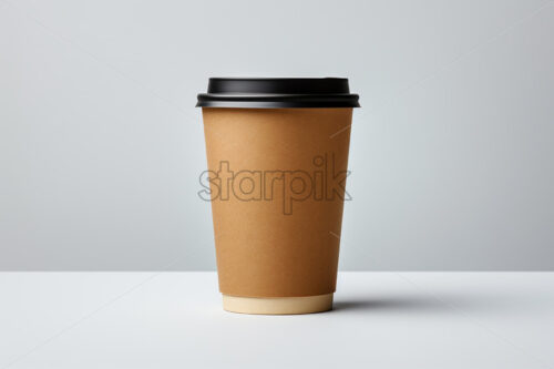 A cardboard coffee cup - Starpik Stock