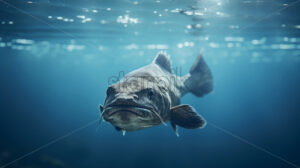 A catfish in a lake - Starpik Stock