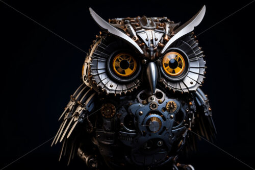 A robot owl - Starpik Stock