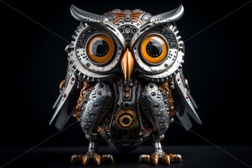 A robot owl - Starpik Stock