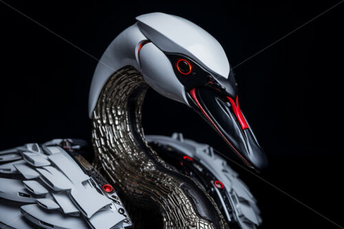 A robot swan - Starpik Stock