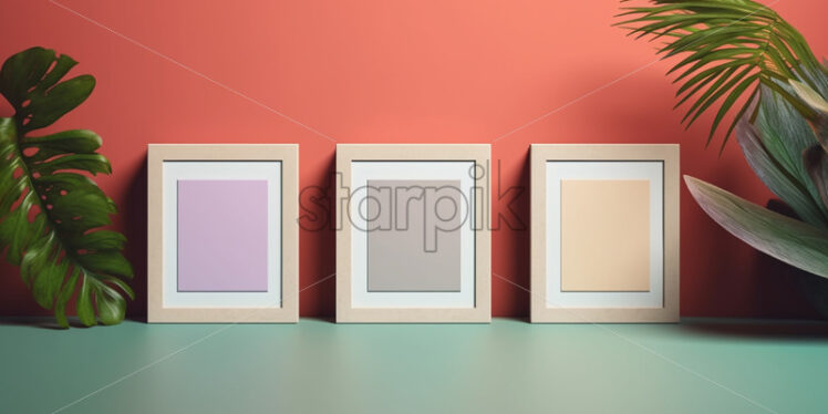A set of photo frames - Starpik Stock