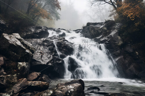A waterfall of all beauty - Starpik Stock