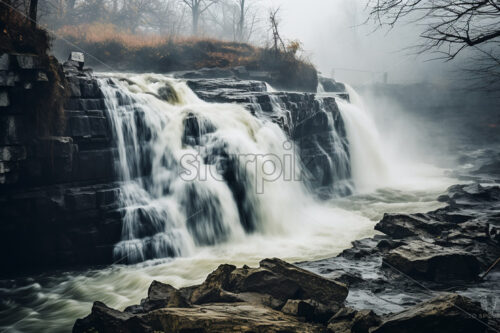 A waterfall of all beauty - Starpik Stock