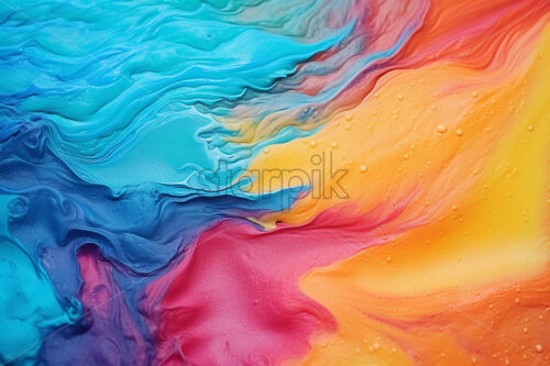 Acrylic paint of several colors - Starpik Stock