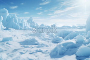 An arctic landscape from the North Pole - Starpik Stock