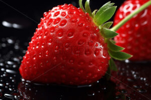 Delicious strawberries, close-up image - Starpik Stock