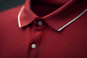 Generative AI the texture and collar of a polo shirt - Starpik Stock