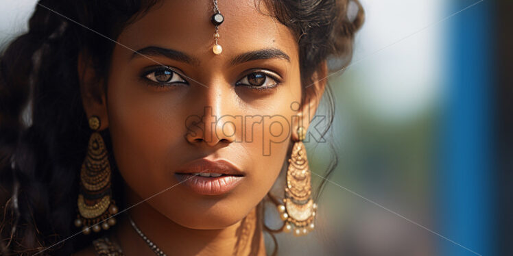 Indian woman portrait beauty - Starpik Stock