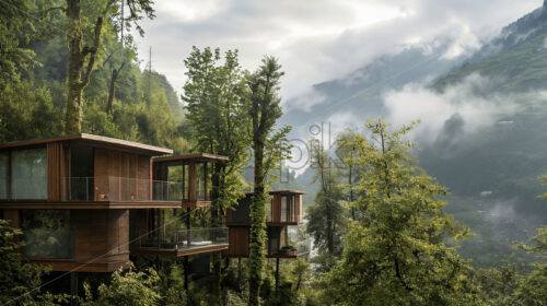 Alpine Canopy Retreat - Starpik Stock