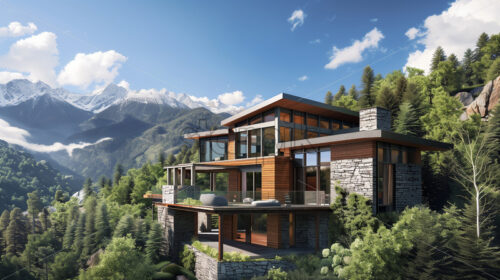 Alpine Edge Retreat - Starpik Stock