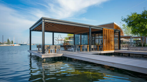 AquaDine Pavilion - Starpik Stock