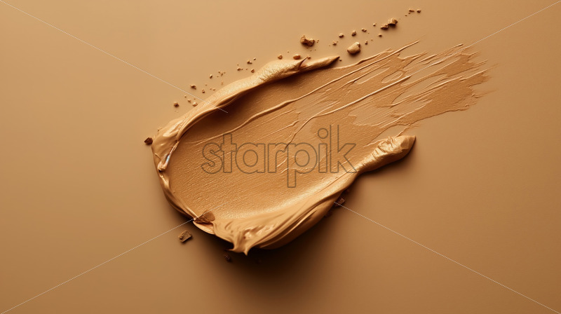 Beige cosmetics taupe color background - Starpik