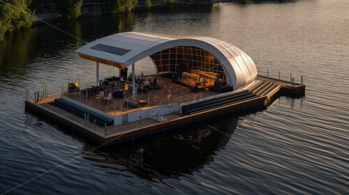 Eco-Friendly Floating Concert Venue - Starpik Stock