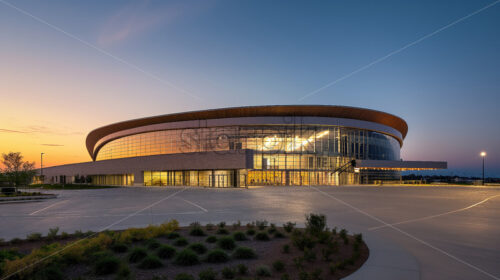 Eco-Friendly Sports Arena - Starpik Stock