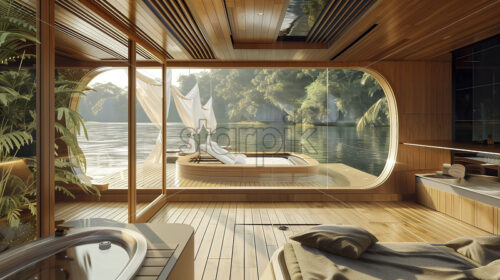 Floating Wellness Oasis - Starpik Stock