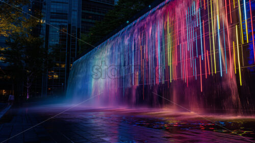 FlowVibe Urban Waterfall - Starpik Stock