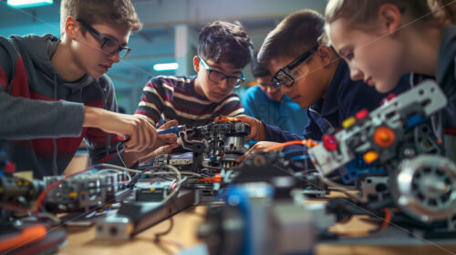 Robotics Club Gathering - Starpik Stock