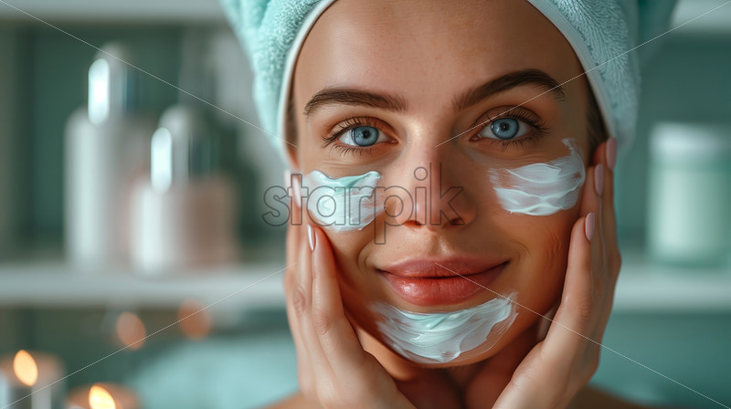 Skin care in a spa salon - Starpik