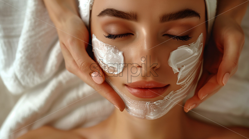 Skin care in a spa salon - Starpik