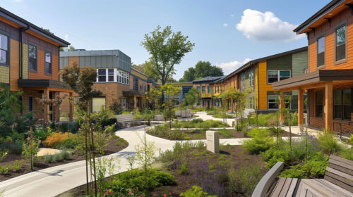 Suburban Harmony Community - Starpik Stock