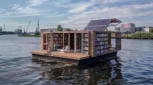 Sustainable Floating Library - Starpik Stock