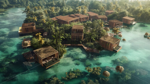 Sustainable Resort Escape - Starpik Stock