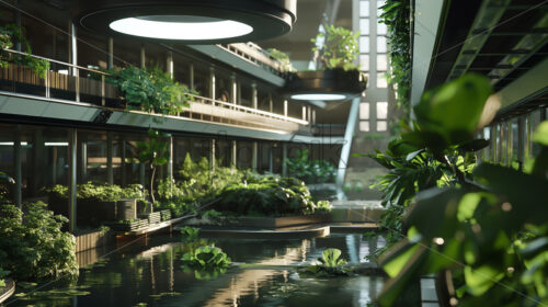 Urban Integration of Aquaponic Farming - Starpik Stock