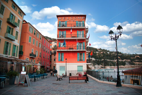 Welcome Hotel in Villefranche sur Mer - Starpik Stock