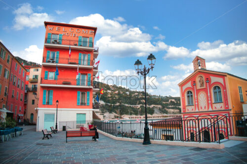 Welcome Hotel in Villefranche sur Mer - Starpik Stock