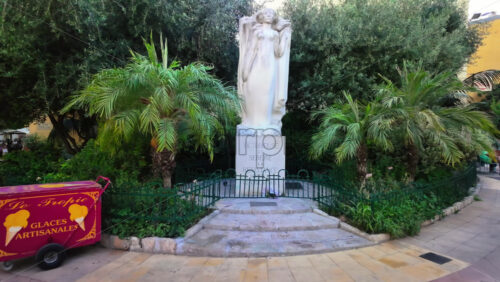 Video - Resistance memorial in Place Clemenceau in Menton, France