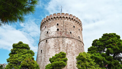 Video - The White Tower  is a representation of byzantine architecture. A beautiful view on the historical monument