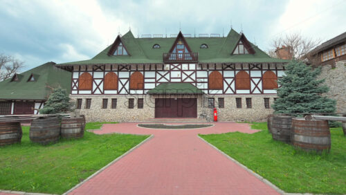 Video - Front view of the Asconi Winery in Puhoi, Moldova