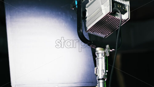 Video - Professional lighting equipment on the movie set