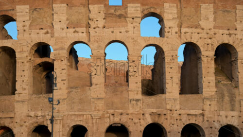 Video - Rome, Italy - February 15, 2024: View of the Colosseum in Rome