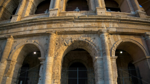 Video - Rome, Italy - February 15, 2024: View of the Colosseum in Rome