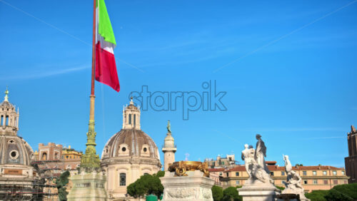 Video - Eternal flame - Unknown Soldier Memorial - Altar of the, Rome Italy