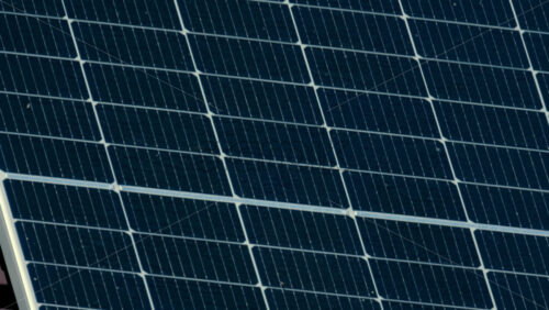 Video - Close up of modern solar panels capturing sunlight with geometric precision