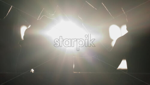 Video - Chisinau, Moldova - September 25, 2025: Historic bronze statue of the Capitoline Wolf with Romulus and Remus on a red marble pedestal in front of the National History Museum of Moldova