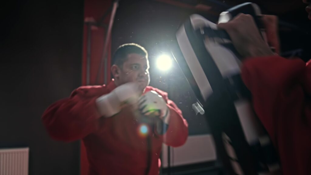 Video - People boxing at a sport gym